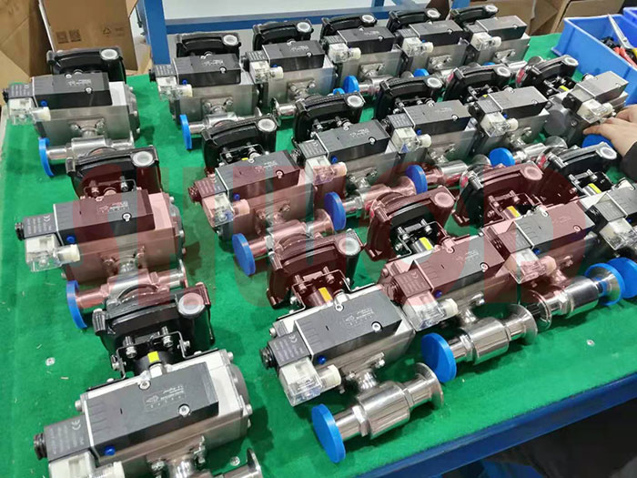 氣動衛生級球閥生產圖