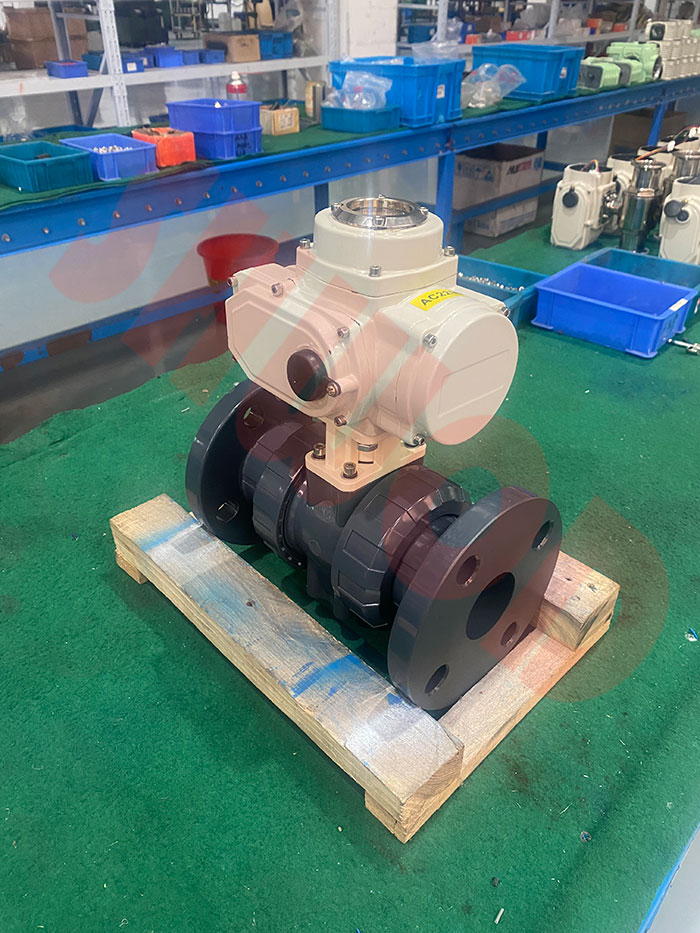 HJCA16海角官网PP球閥出廠前檢驗