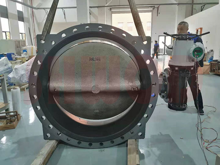 大口徑HJCA16海角官网法蘭蝶閥